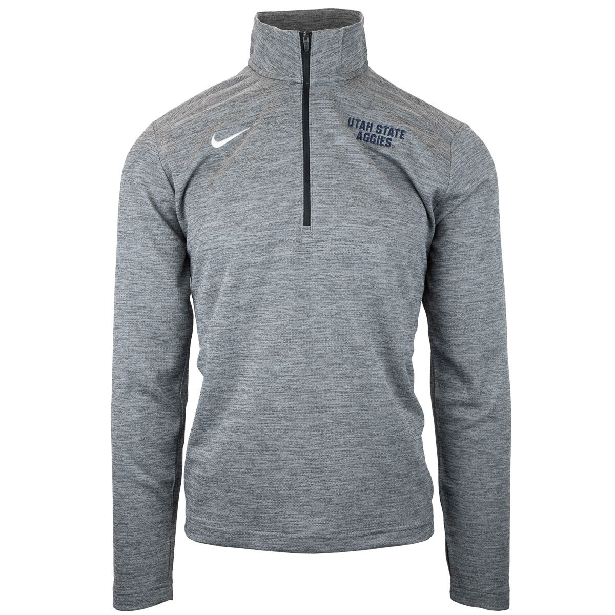 Men's Nike Utah State Aggies 1/4 Zip gray
